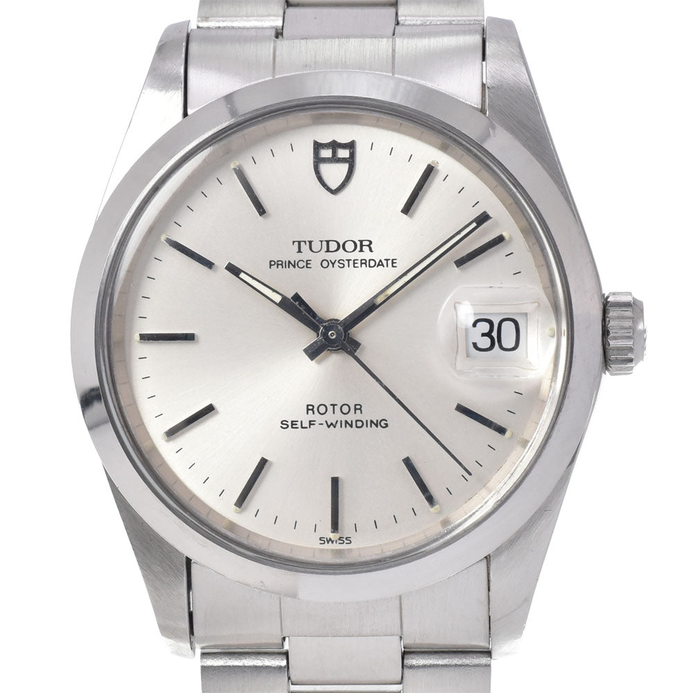 with paper TUDOR Prince Oyster Date 74000N Silver Dial Automatic Men's
 Watch M#150783