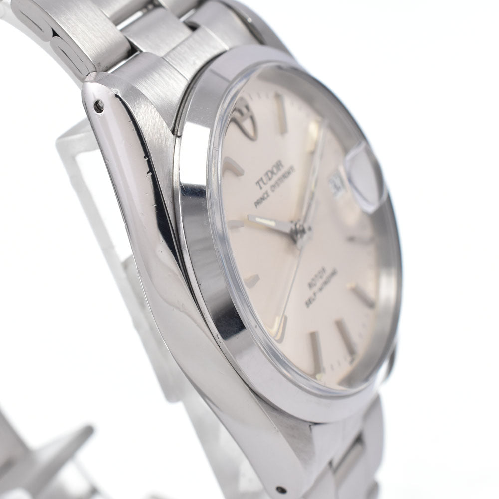with paper TUDOR Prince Oyster Date 74000N Silver Dial Automatic Men's
 Watch M#150783