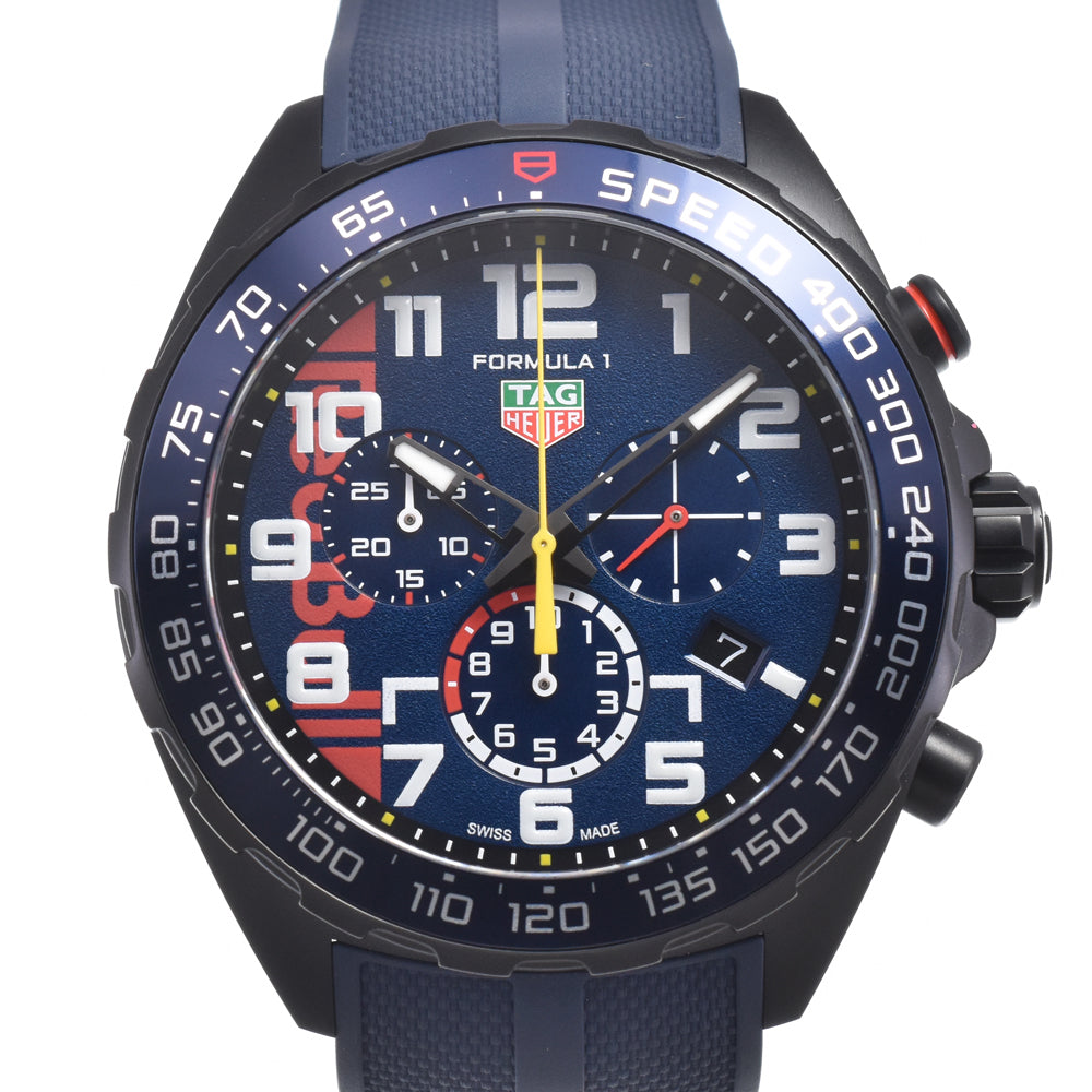 with paper TAG HEUER Formula 1 CAZ101AZ.FT8090 Oracle Red Bull Racing blue Dial Quartz Men's
 Watch L#150784