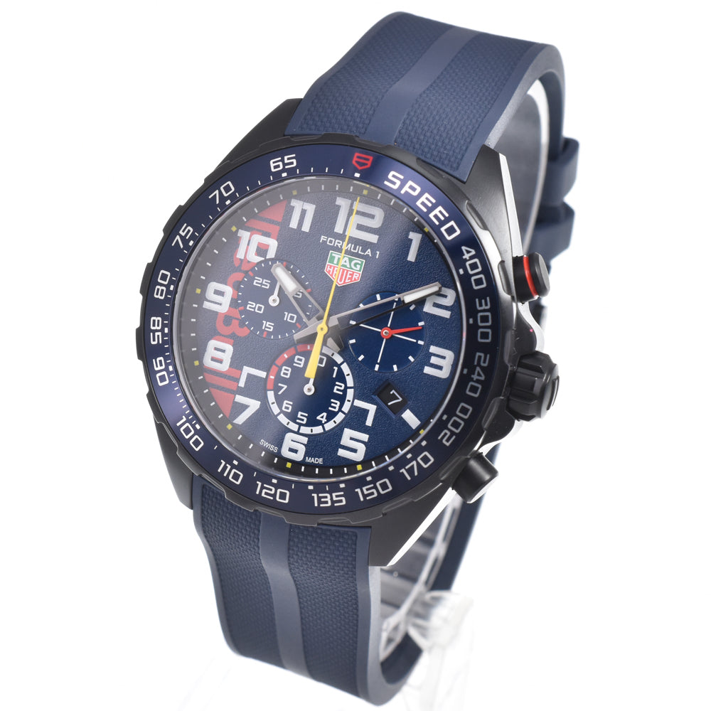 with paper TAG HEUER Formula 1 CAZ101AZ.FT8090 Oracle Red Bull Racing blue Dial Quartz Men's
 Watch L#150784