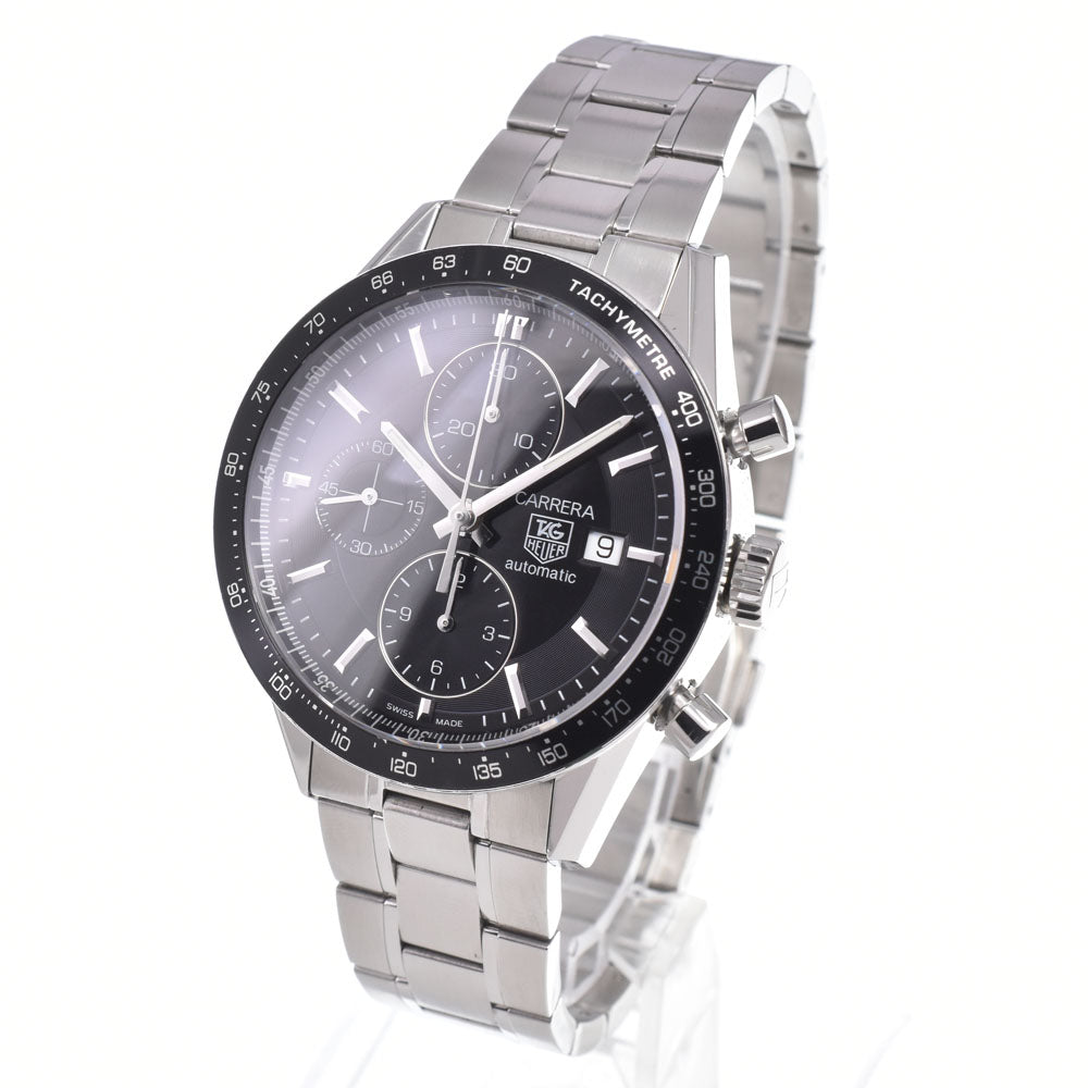 with paper TAG HEUER Carrera CV201E.BA0786 Chronograph Date black Dial Automatic Men's
 Watch M#150785