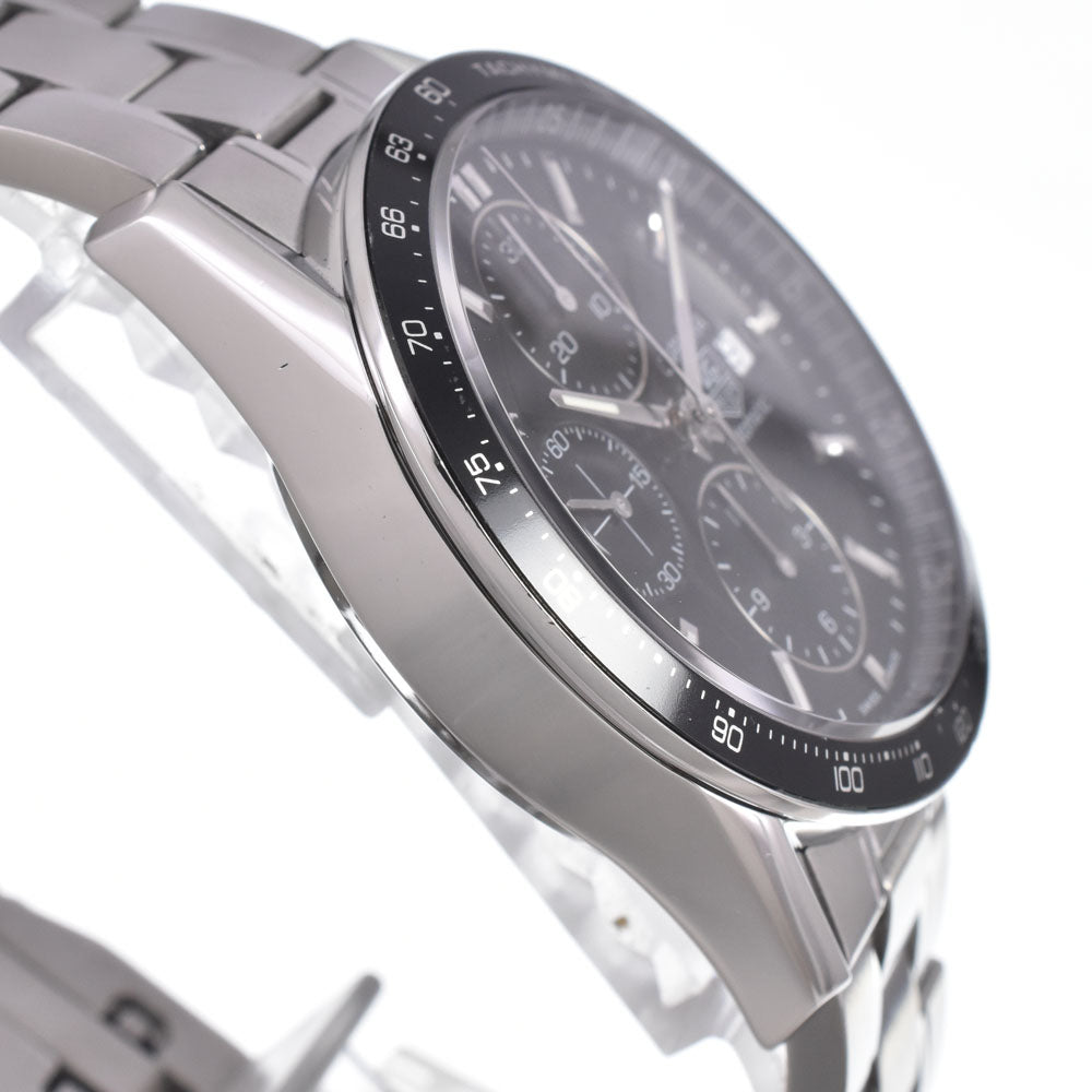 with paper TAG HEUER Carrera CV201E.BA0786 Chronograph Date black Dial Automatic Men's
 Watch M#150785