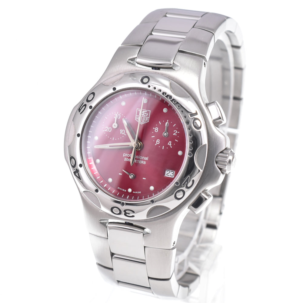 TAG HEUER Kylium CL1213 Chronograph pink Dial Quartz Ladies
 Watch N#150786