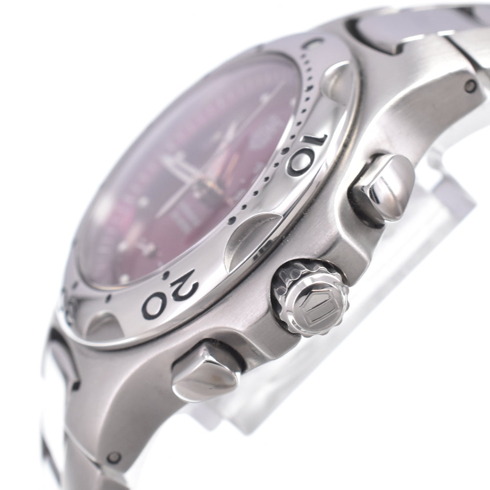 TAG HEUER Kylium CL1213 Chronograph pink Dial Quartz Ladies
 Watch N#150786