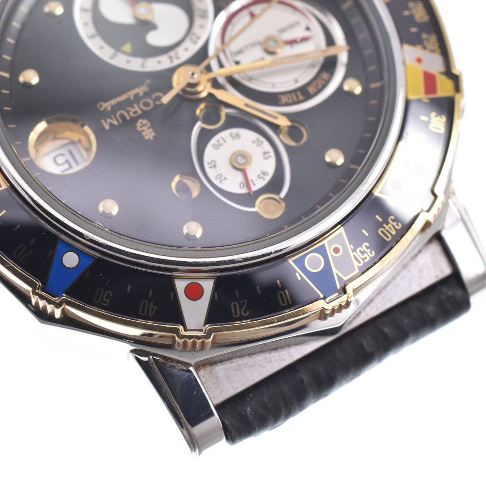 CORUM Admiral's Cup Male 277.831.21 V585 Stainless Steel/YG black Dial Automatic Men's
 Watch M#150788