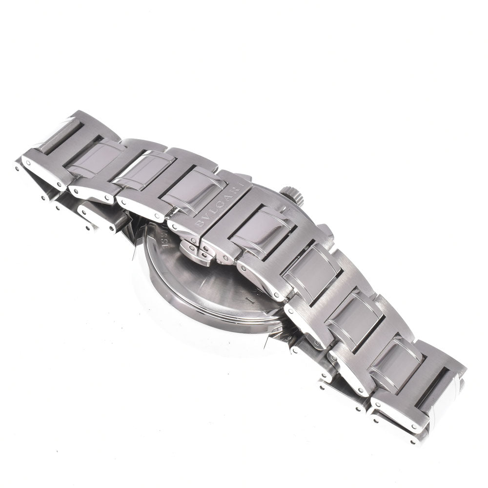 with paper BVLGARI Bvlgari Bvlgari BB38SSCH Chronograph black Dial Automatic Men's
 Watch M#150797
