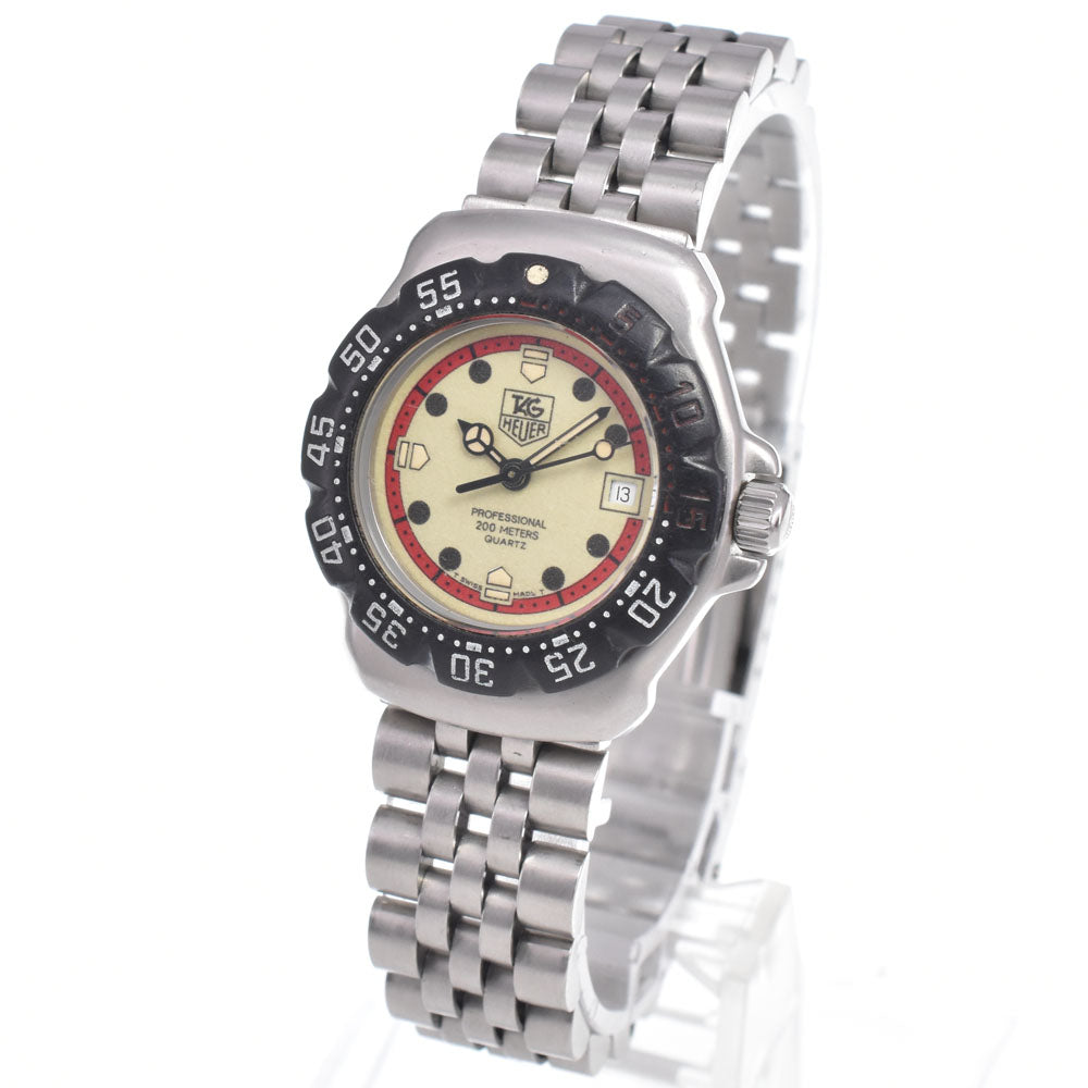 TAG HEUER Formula 1 WA1411 Date Ivory Dial Quartz Ladies
 Watch M#150798