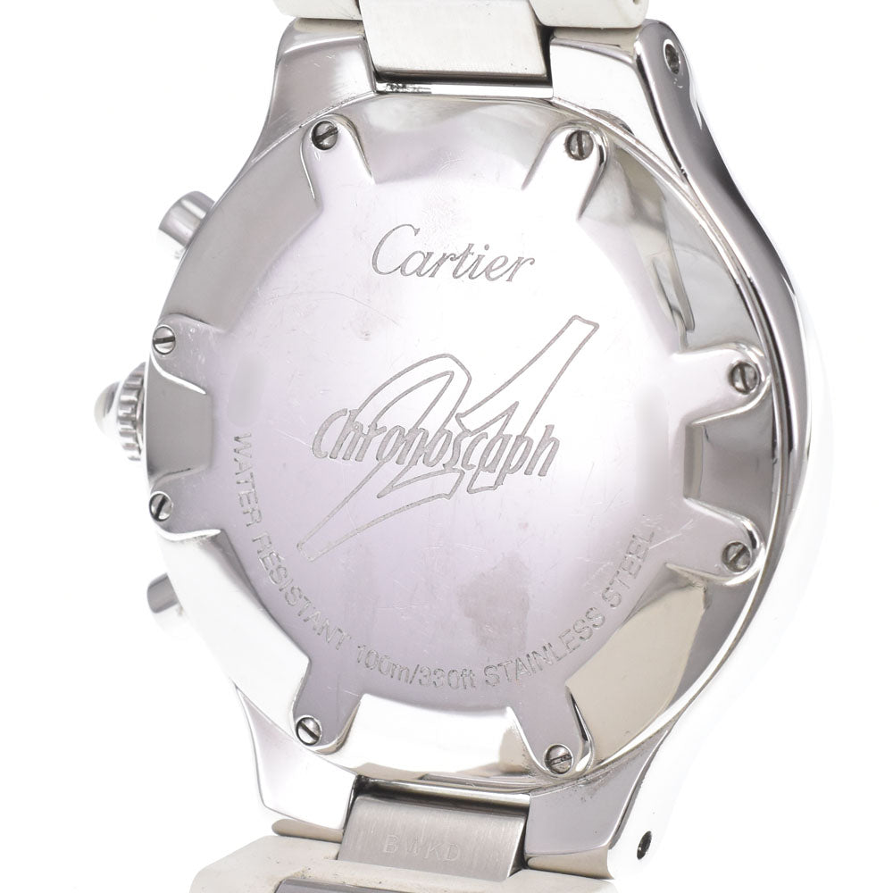 CARTIER Must21 CHRONOSCAPH W10184U2 Chronograph Date white Dial Quartz Men's
 Watch M#150802