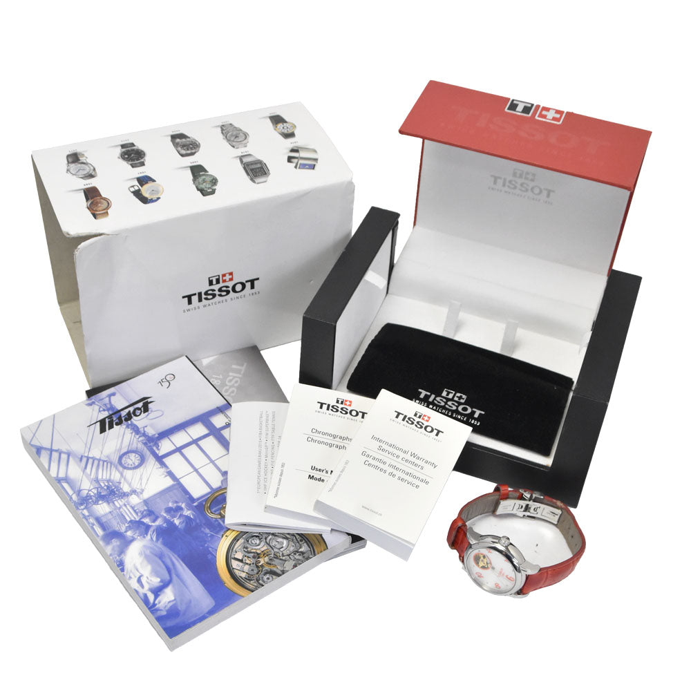 TISSOT Lady heart T050207 see-through back White shell Dial Automatic Ladies
 Watch L#150804