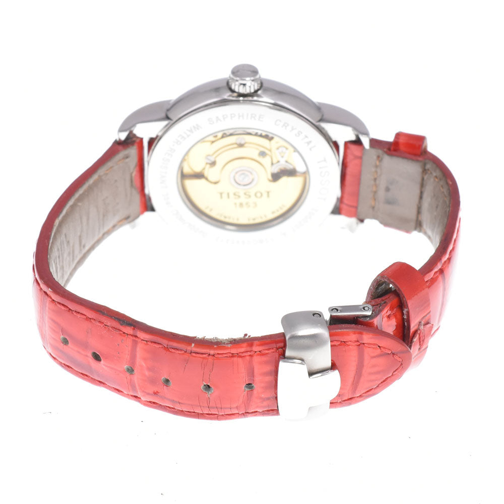 TISSOT Lady heart T050207 see-through back White shell Dial Automatic Ladies
 Watch L#150804