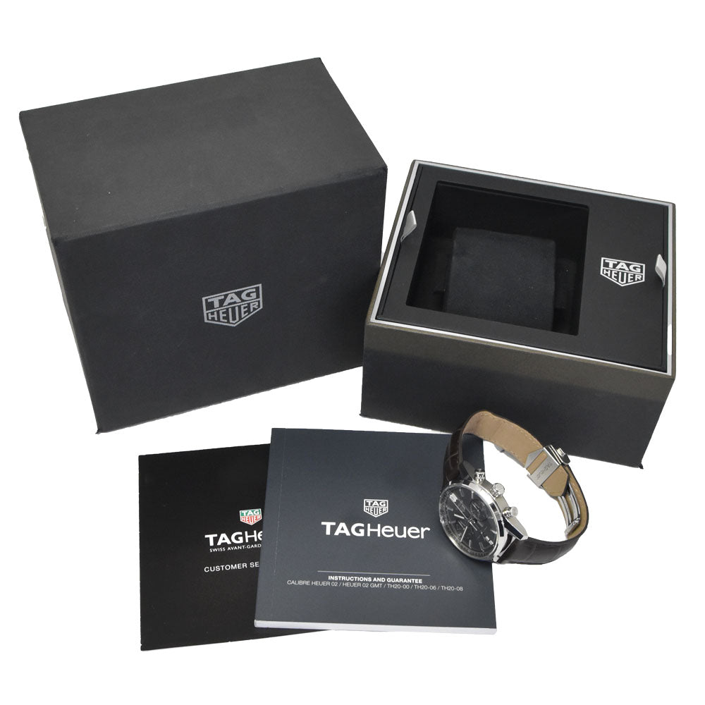 TAG HEUER Carrera CBN2012-0 Chronograph see-through back gray Dial Automatic Men's
 Watch L#150808