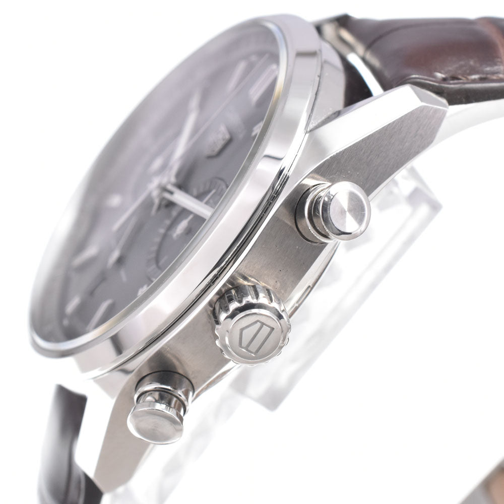 TAG HEUER Carrera CBN2012-0 Chronograph see-through back gray Dial Automatic Men's
 Watch L#150808