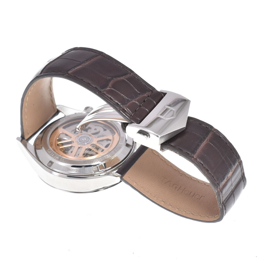 TAG HEUER Carrera CBN2012-0 Chronograph see-through back gray Dial Automatic Men's
 Watch L#150808