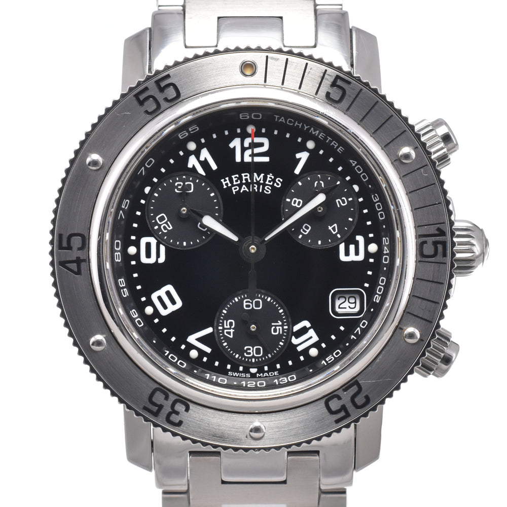 HERMES Clipper diver CL2.310 Chronograph black Dial Quartz Ladies
 Watch O#150811