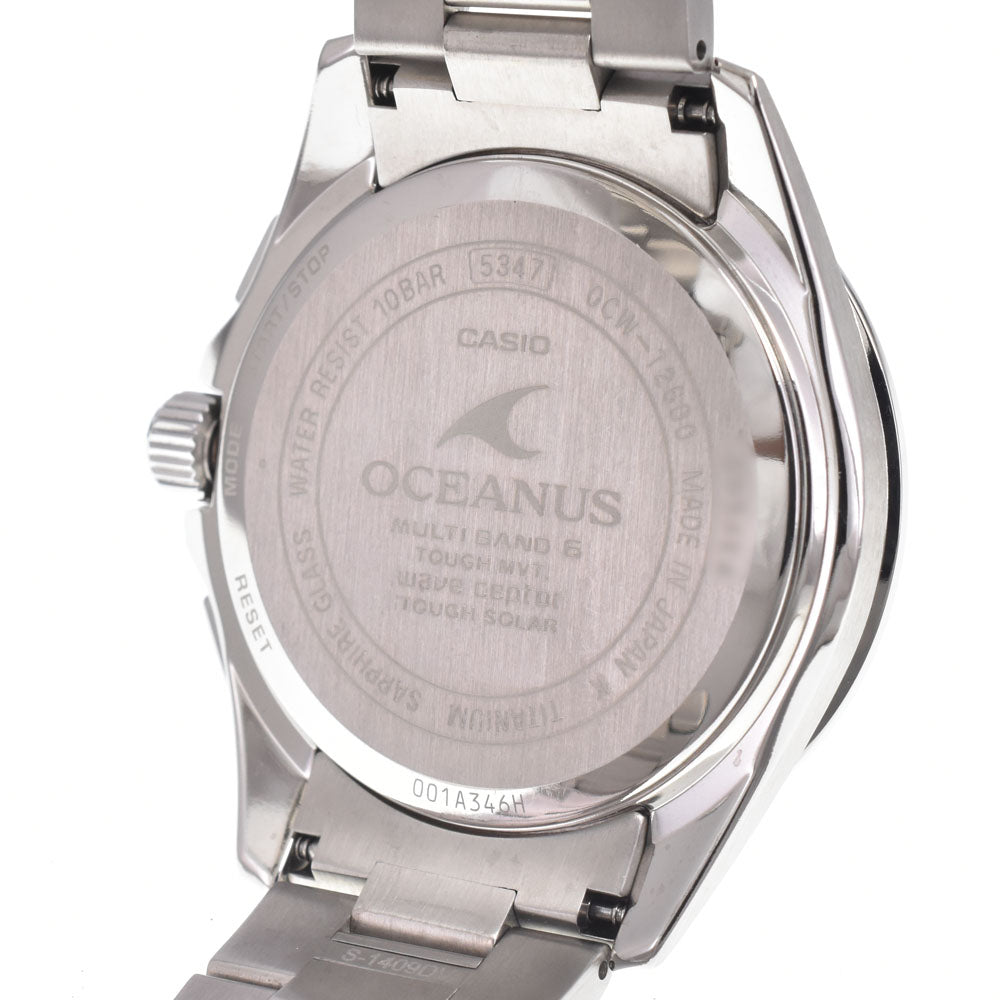 CASIO Oceanus Classic Line OCW-T2600-1AJF black Dial Radio Sync Solar Men's
 Watch M#150813