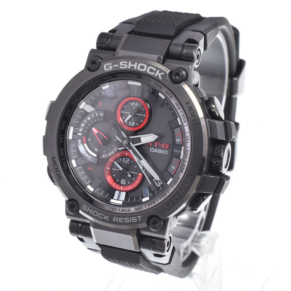 with paper CASIO G-SHOCK MT-G MTG-B1000B-1AJF black Dial Radio Sync Solar Men's
 Watch M#150816