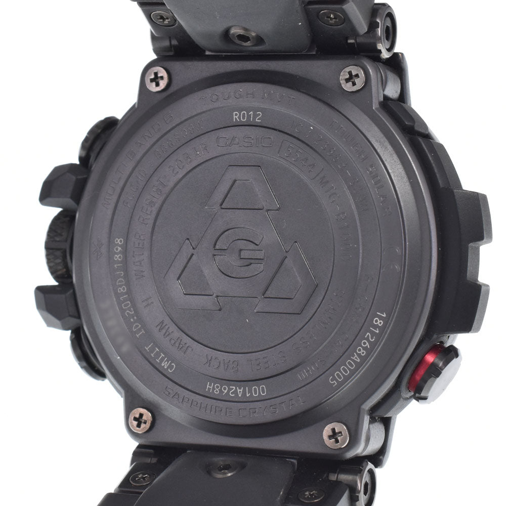 with paper CASIO G-SHOCK MT-G MTG-B1000B-1AJF black Dial Radio Sync Solar Men's
 Watch M#150816