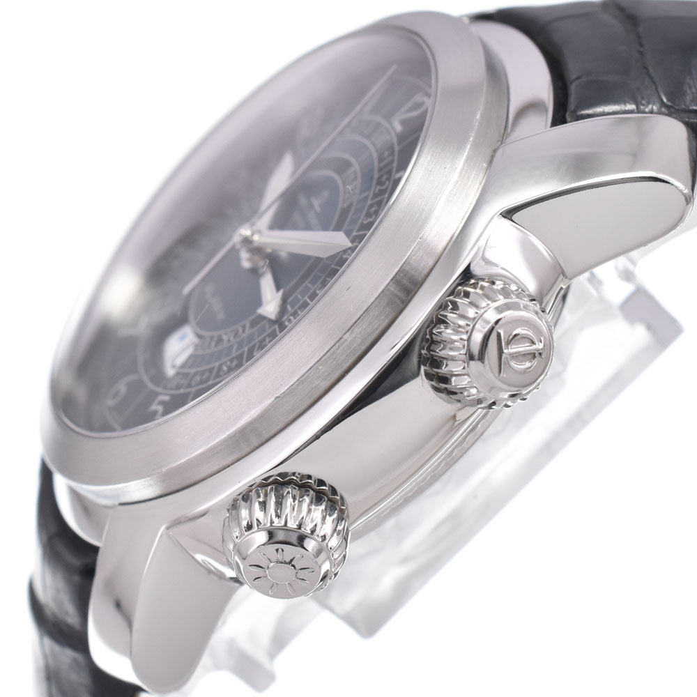 with paper Baume & Mercier Capeland GMT Alarm M0A08153 Date black Dial Automatic Men's
 Watch L#150818