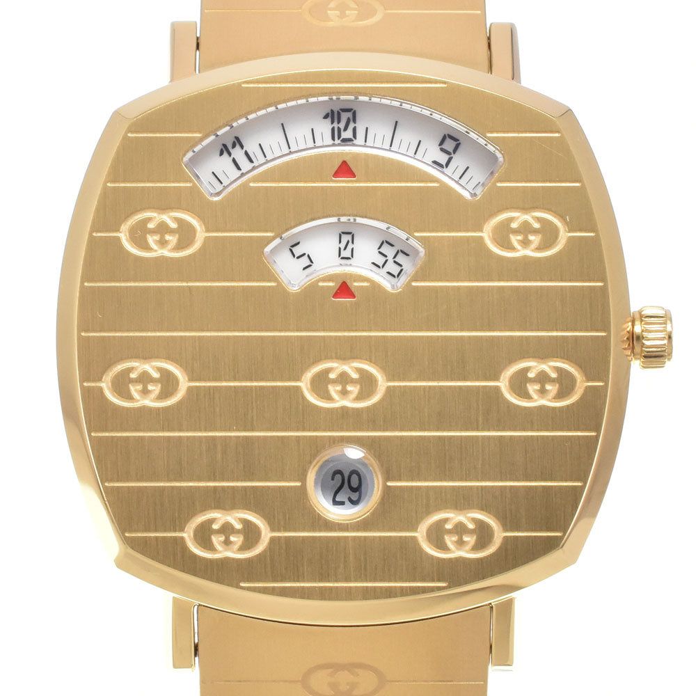 GUCCI grip YA157403 Date white Dial Quartz Unisex
 Watch K#150822