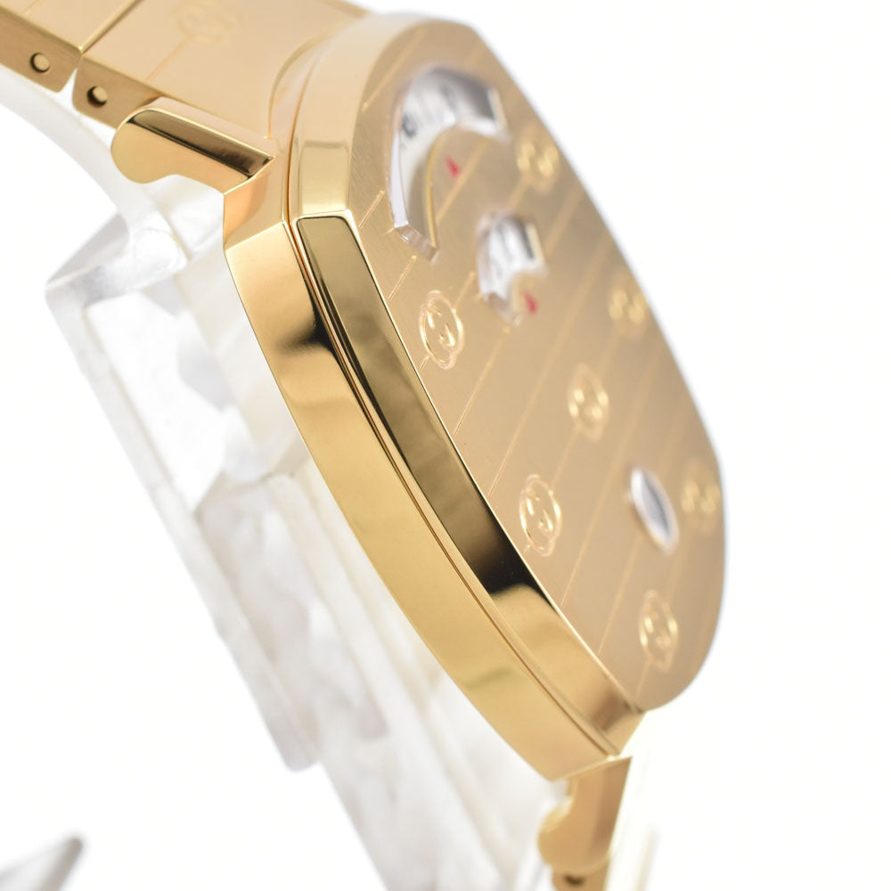 GUCCI grip YA157403 Date white Dial Quartz Unisex
 Watch K#150822