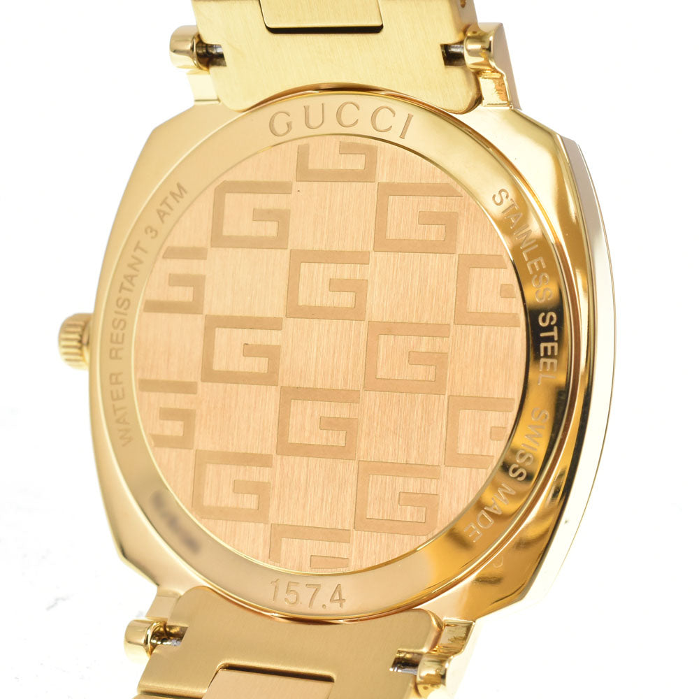 GUCCI grip YA157403 Date white Dial Quartz Unisex
 Watch K#150822