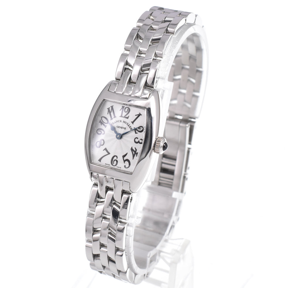 with paper FRANCK MULLER Tono Curvex Petit 2502QZ AC Silver Dial Quartz Ladies
 Watch K#150823