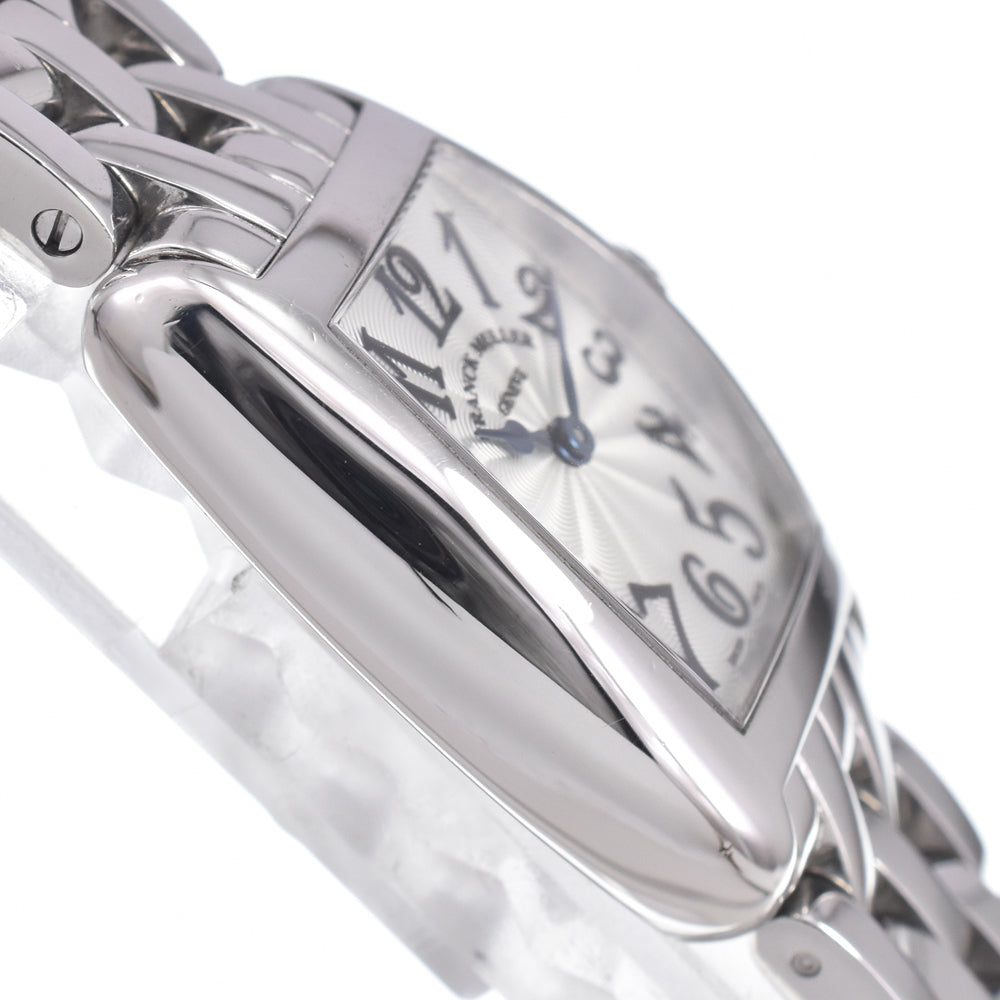 with paper FRANCK MULLER Tono Curvex Petit 2502QZ AC Silver Dial Quartz Ladies
 Watch K#150823