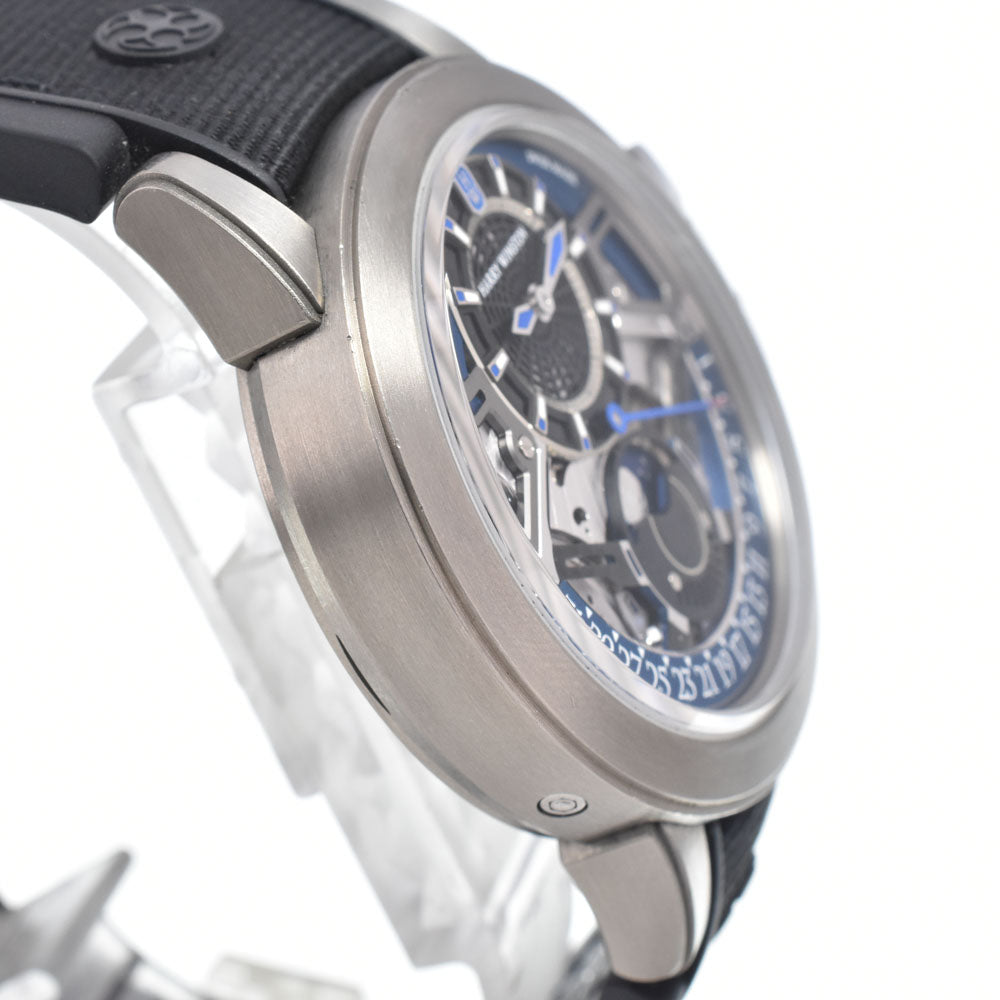 with paper HARRY WINSTON Ocean Project OCEAMP42ZZ001 Blue / skeleton Dial Automatic Men's
 Watch L#150825
