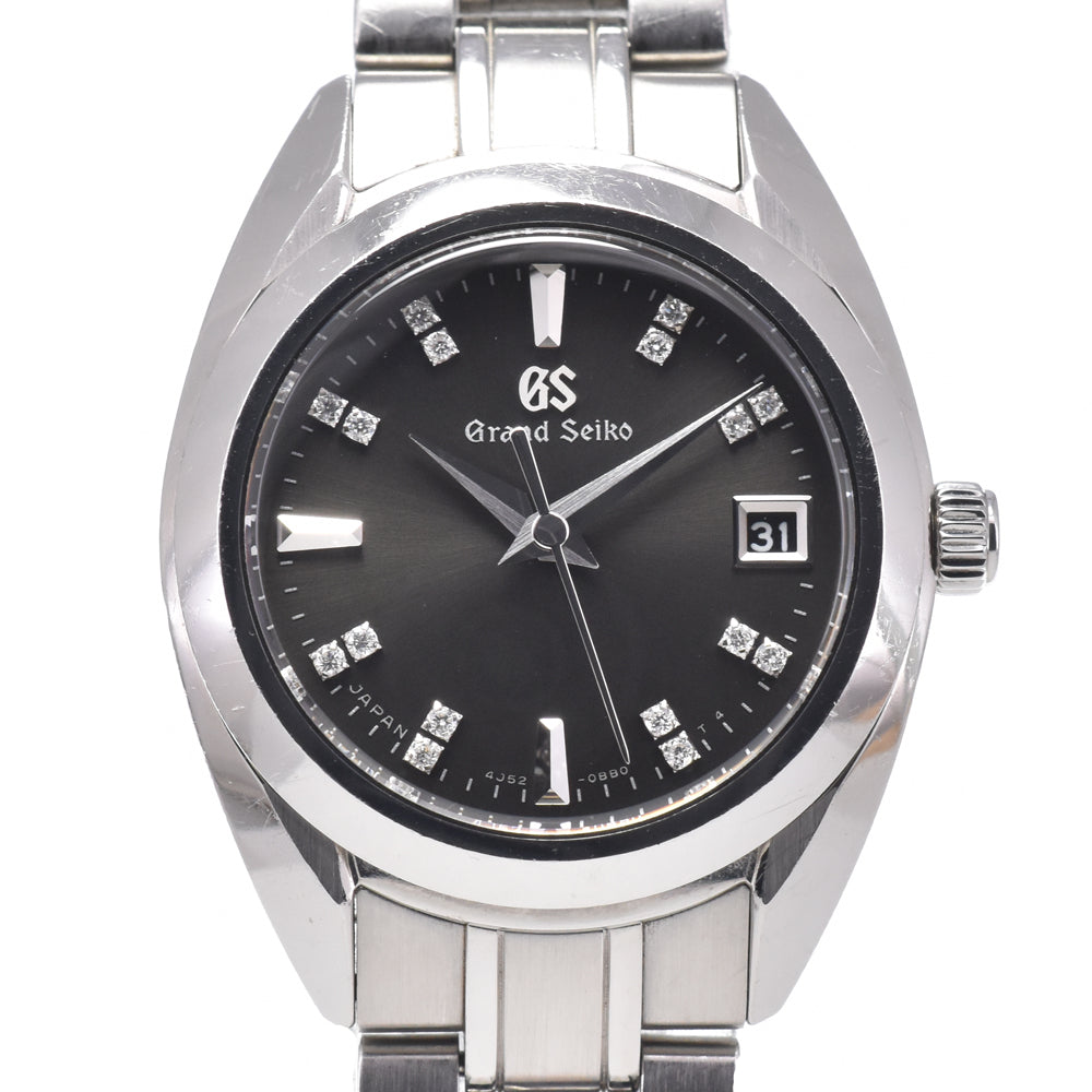 with paper SEIKO Grand Seiko STGF373/4J52-0AC0 16P diamond black Dial Quartz Ladies
 Watch K#150826