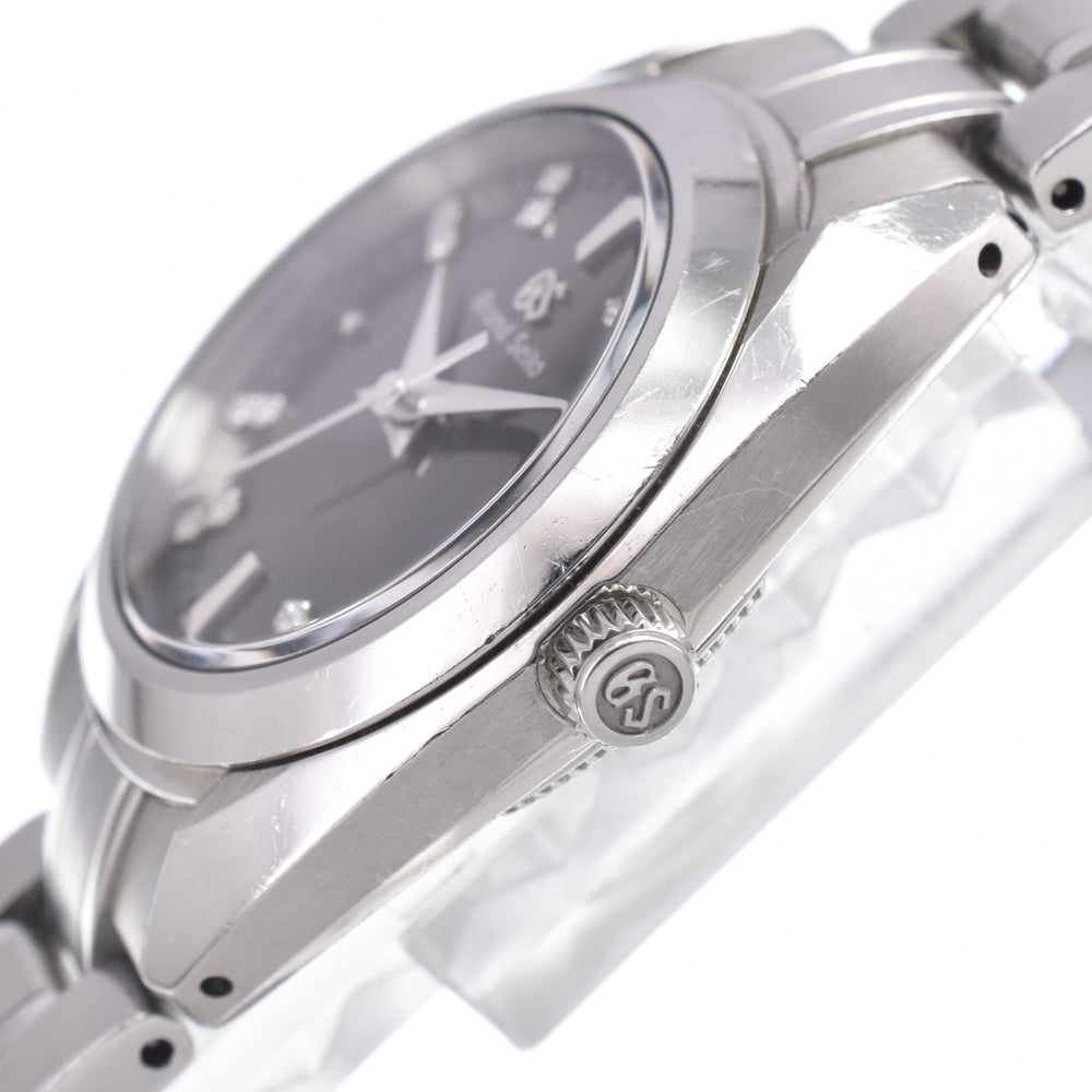 with paper SEIKO Grand Seiko STGF373/4J52-0AC0 16P diamond black Dial Quartz Ladies
 Watch K#150826