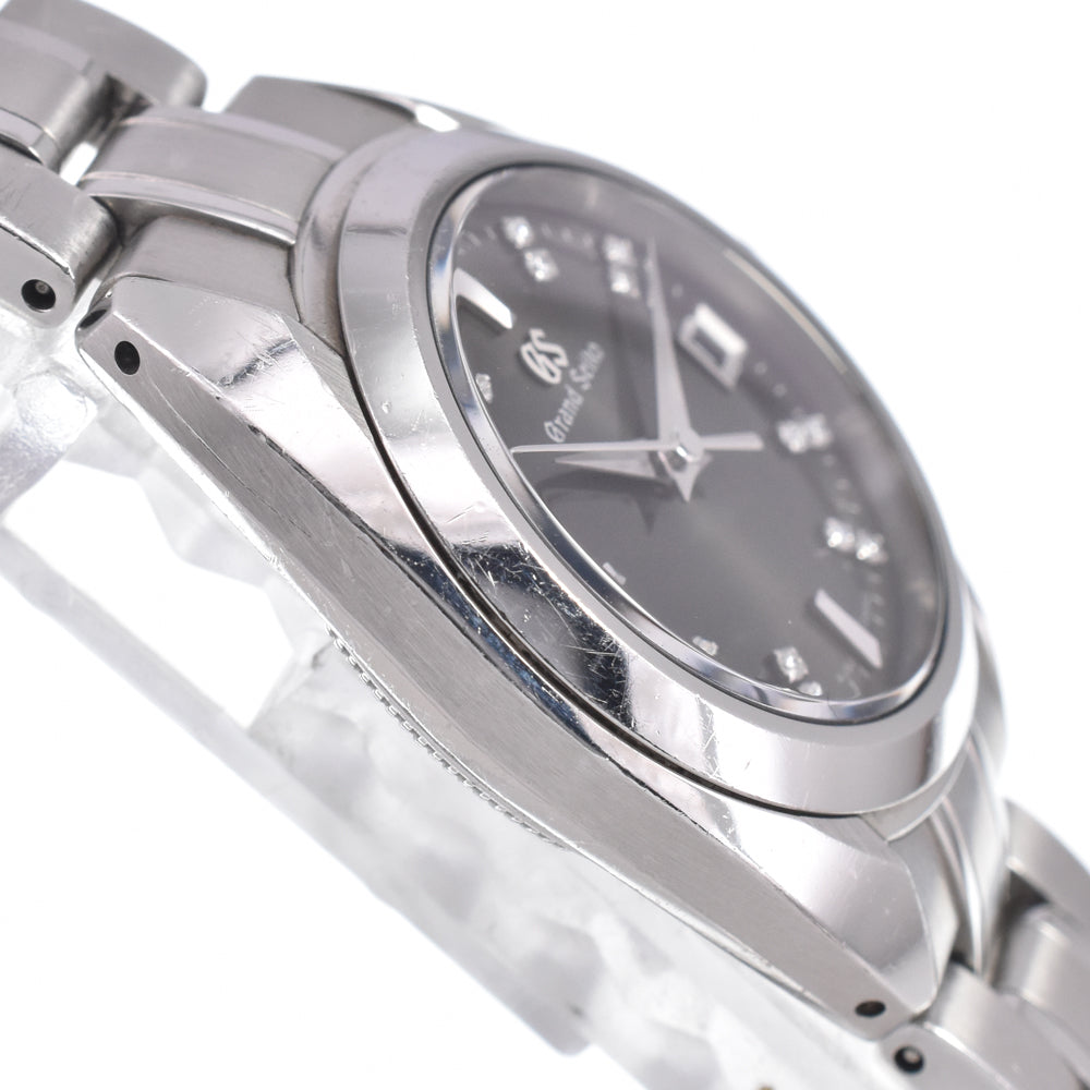 with paper SEIKO Grand Seiko STGF373/4J52-0AC0 16P diamond black Dial Quartz Ladies
 Watch K#150826