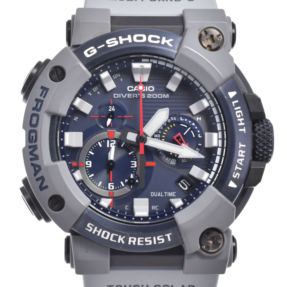 CASIO G-SHOCK Frogman Royal Navy Collaboration GWF-A1000RN-8AJR gray Dial Radio Sync Solar Men's
 Watch M#150833