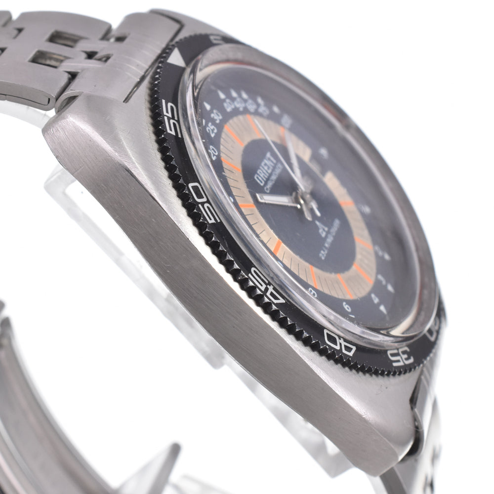 ORIENT Chrono Ace King Diver CB.429-16240 vintage black Dial Automatic Men's
 Watch N#150842