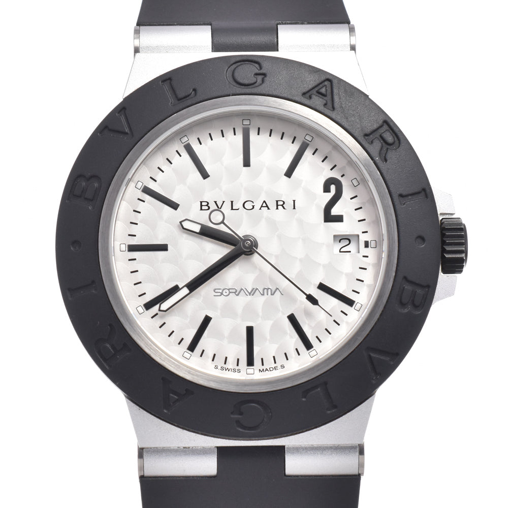 BVLGARI aluminum BB40AT/103703 Hajime Sorayama Limited Edition Silver Dial Automatic Men's
 Watch L#150843