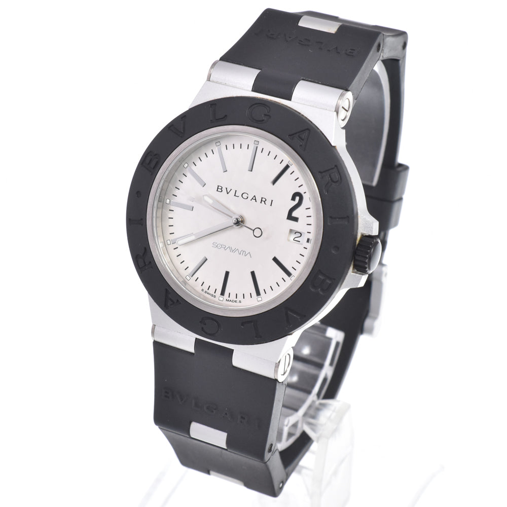 BVLGARI aluminum BB40AT/103703 Hajime Sorayama Limited Edition Silver Dial Automatic Men's
 Watch L#150843