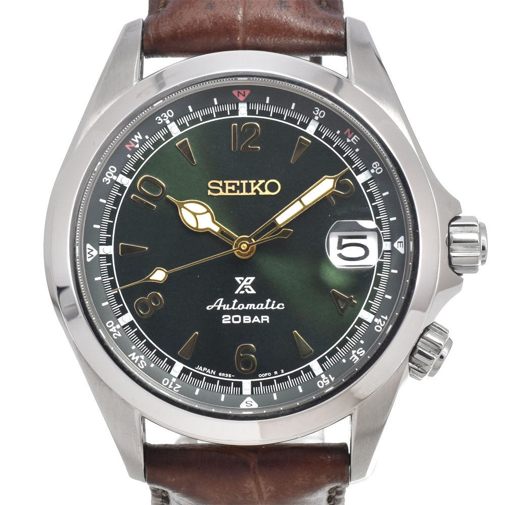 with paper SEIKO Prospex Alpinist SBDC091/6R35-00E0 Gree Dial Automatic Men's
 Watch L#150847
