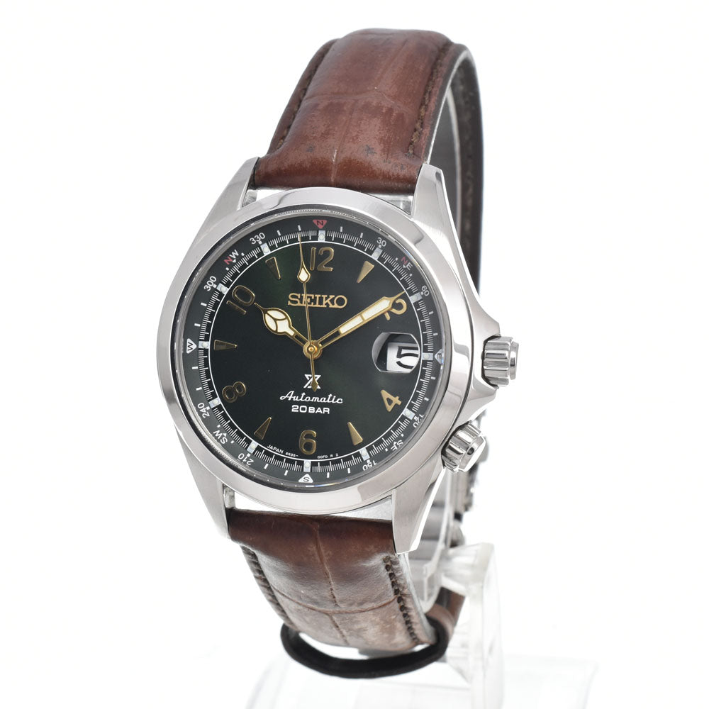 with paper SEIKO Prospex Alpinist SBDC091/6R35-00E0 Gree Dial Automatic Men's
 Watch L#150847