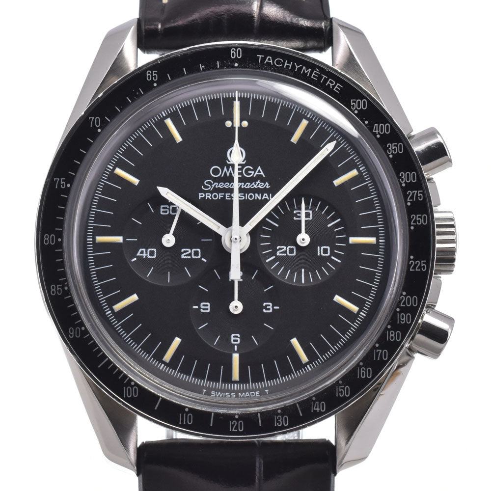 OMEGA Speedmaster Professional Deluxe 3572.50 Chronograph see-through back black Dial Hand Winding Men's
 Watch M#150848