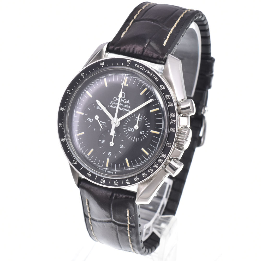 OMEGA Speedmaster Professional Deluxe 3572.50 Chronograph see-through back black Dial Hand Winding Men's
 Watch M#150848