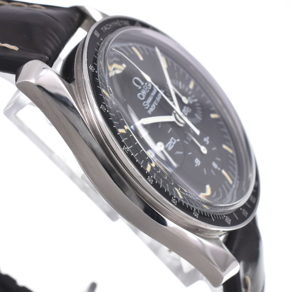 OMEGA Speedmaster Professional Deluxe 3572.50 Chronograph see-through back black Dial Hand Winding Men's
 Watch M#150848