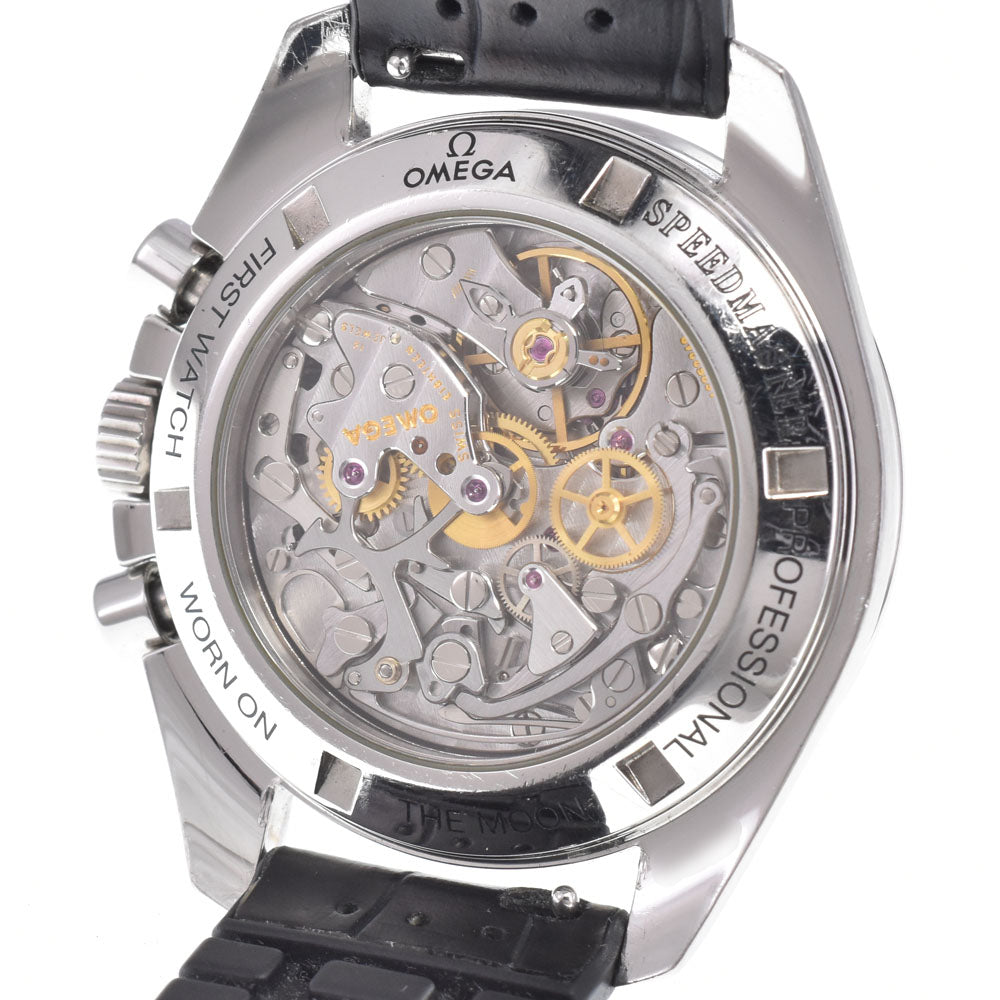OMEGA Speedmaster Professional Deluxe 3572.50 Chronograph see-through back black Dial Hand Winding Men's
 Watch M#150848