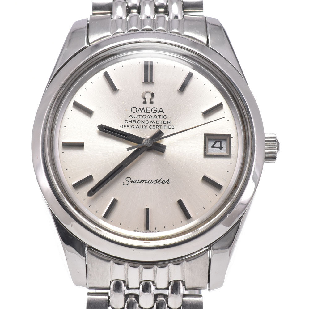 OMEGA Seamaster date 168.0061/166.0172 vintage Cal.1011 Silver Dial Automatic Men's
 Watch O#150851