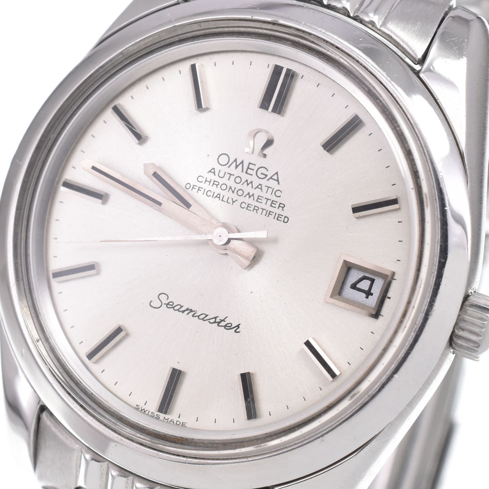 OMEGA Seamaster date 168.0061/166.0172 vintage Cal.1011 Silver Dial Automatic Men's
 Watch O#150851