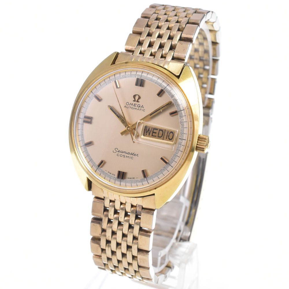 OMEGA Seamaster cosmic 166036-T00L107 vintage Day date gold Dial Automatic Men's
 Watch M#150854