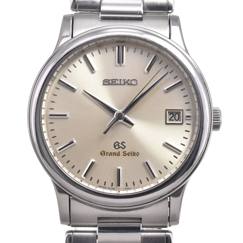 with paper SEIKO Grand Seiko SBGF013/8J56-7000 Date Silver Dial Quartz Men's
 Watch N#150855