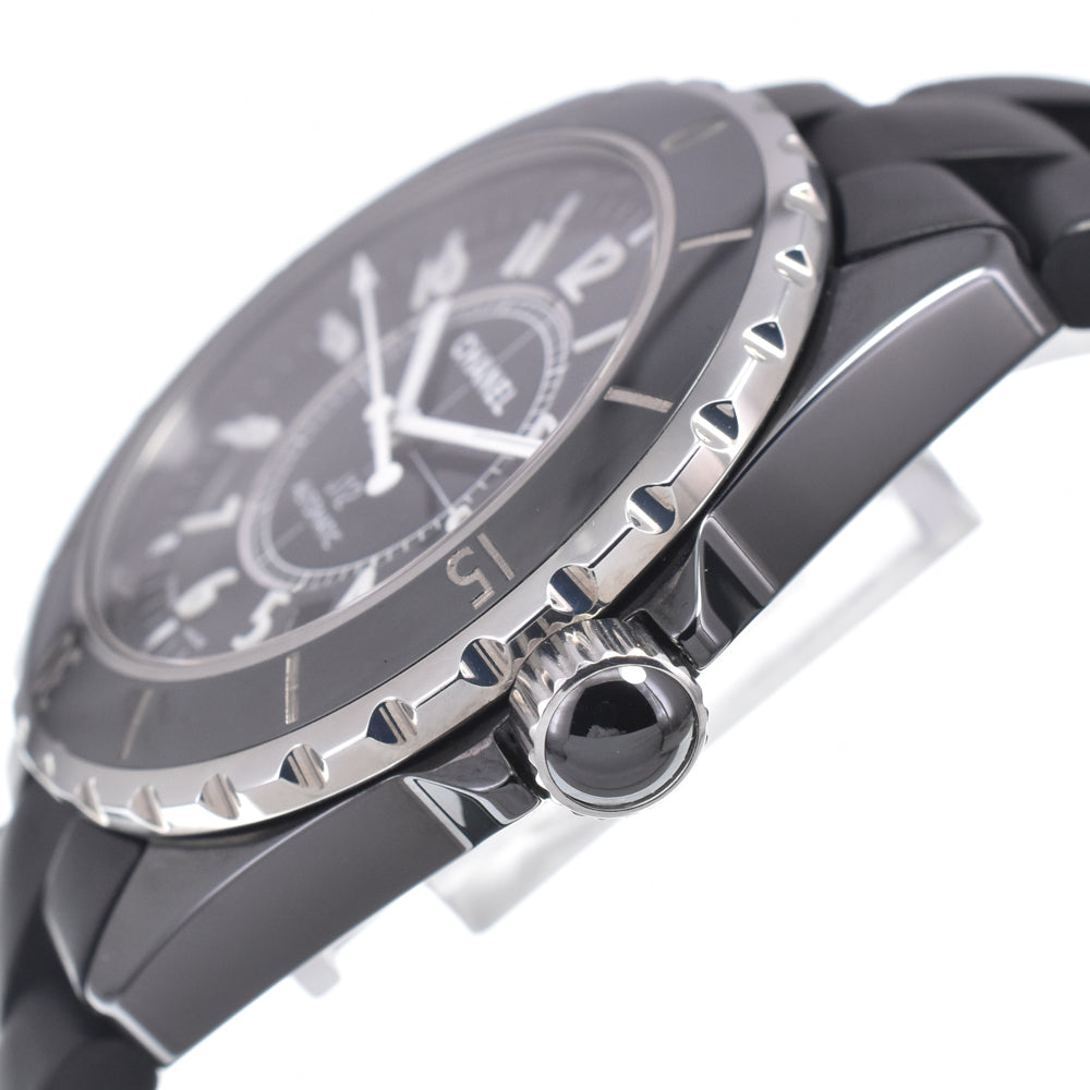 with paper CHANEL J12 date H0684 black Dial Automatic Men's
 Watch L#150859