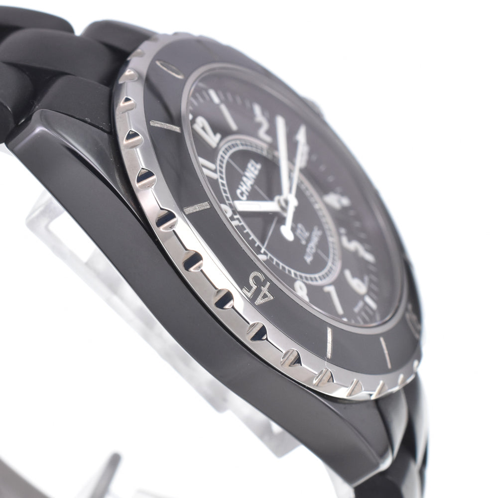 with paper CHANEL J12 date H0684 black Dial Automatic Men's
 Watch L#150859