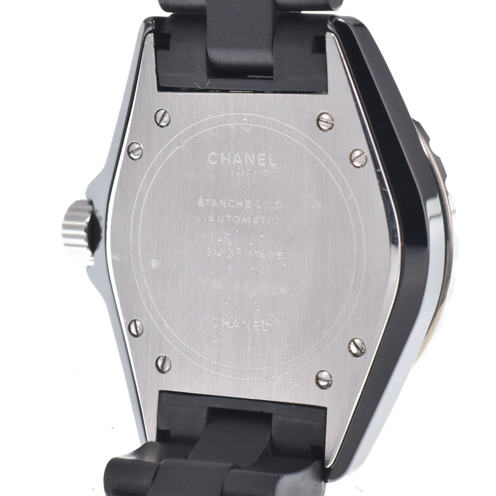 with paper CHANEL J12 date H0684 black Dial Automatic Men's
 Watch L#150859