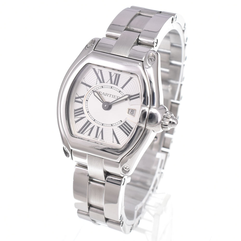 CARTIER Roadster SM W62016V3 Silver Dial Quartz Ladies
 Watch M#150860