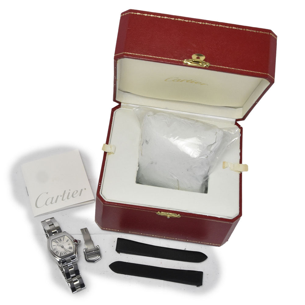 CARTIER Roadster SM W62016V3 Silver Dial Quartz Ladies
 Watch M#150860